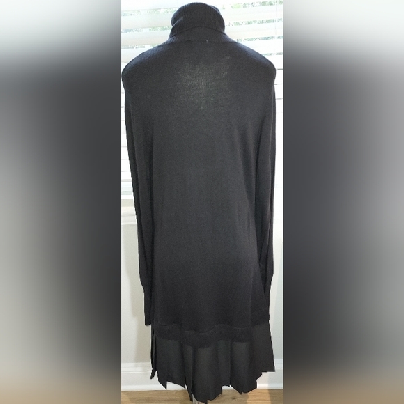 Soft Surroundings TurtleNeck Long Sleeve Sweater Dress with Pleated Bottom NWT - Picture 5 of 5